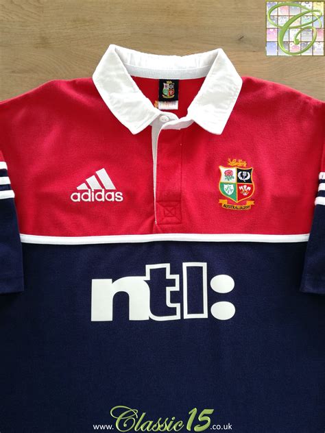 adidas British & Irish Lions replica men's s/s rugby shirt jersey top 